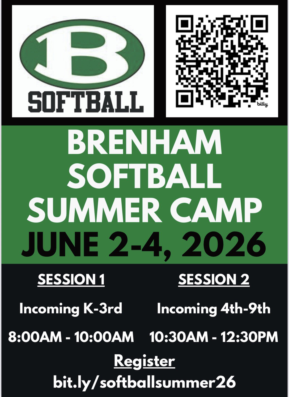 Brenham Softball Summer Camp